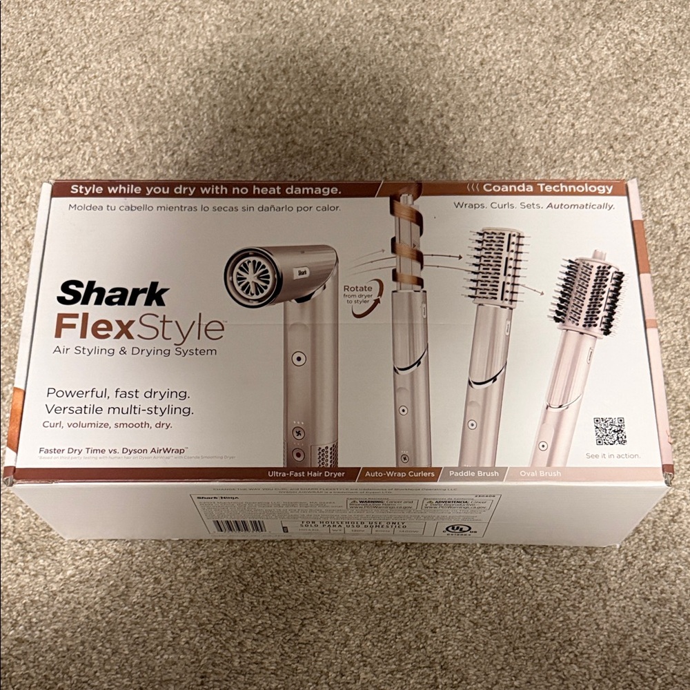Shark FlexStyle Multi-Styler in Metallic Rose